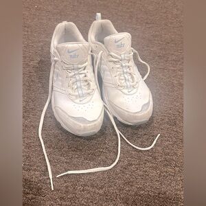 Nike View II Women’s White/ Blue Rolling Rail Walking Shoes 318172-111 Size 8.5